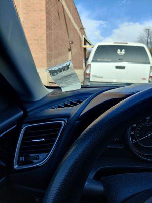 Me, stuck in the Twilight Zone purgatory of the drive-thru with a never moving line.