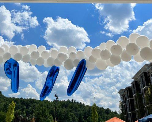 Decor from the fabulous pool party.