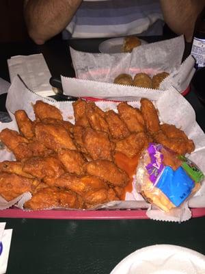 Double order of hot wings