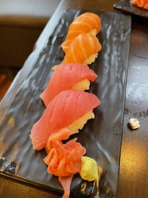 Tuna & Salmon Nigiri