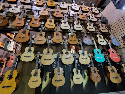 Guitar wall!