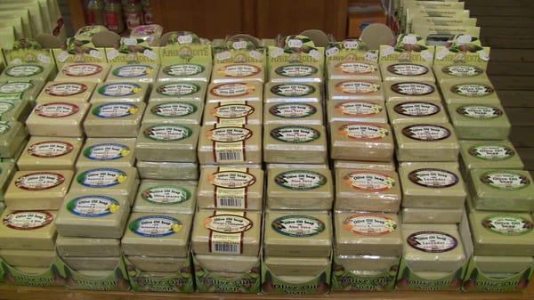 All Natural Olive Oil Soaps imported from Greece