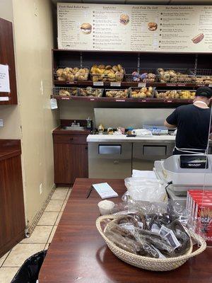 counter & bagels