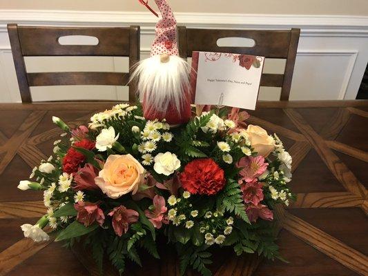 This florist is AMAZING! Another happy pair of Grandparents on this Valentine's Day. Thank you Albertine's!