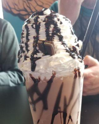 Mint chocolate shake