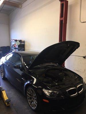 M3 getting some TLC. Thanks Orange County Motor Werks and Alfredo Sanchez!