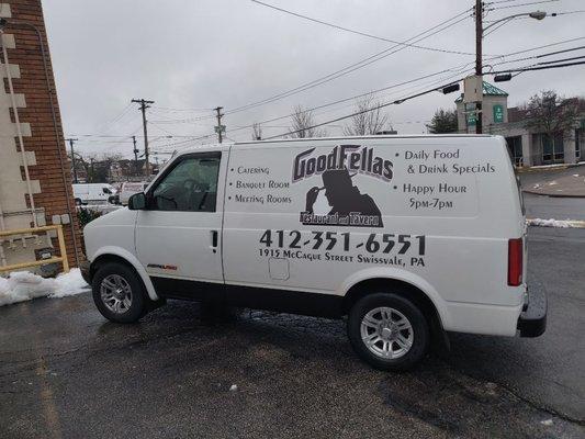 Design, print and installed older van looks new again.