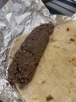 "Barbacoa" Burrito