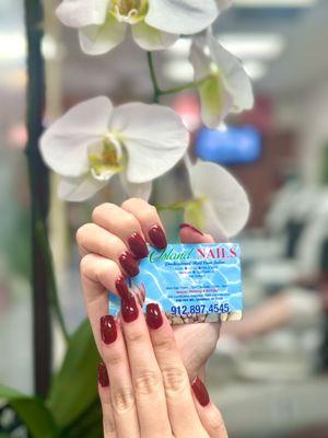 Iconic Christmas Red Nails