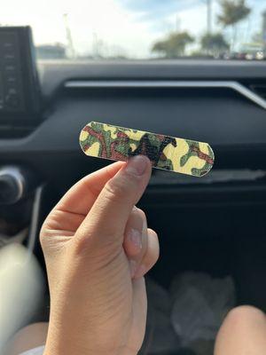 The infamous camo band-aid