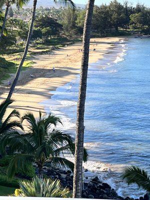 View of Kam ll beach from Kamaole Nalu unit 506