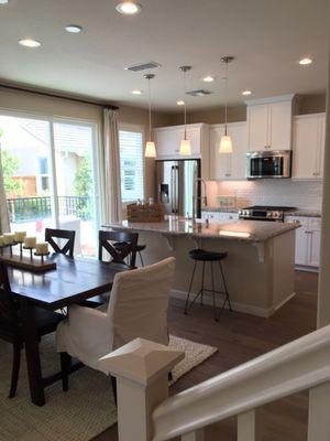 Out visiting the new model homes in Rocklin.