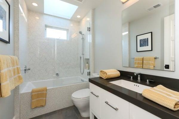 A fully remodeled bathroom at one of my previously sold listings.