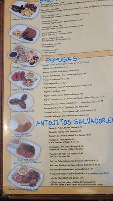 menu la serenata vip