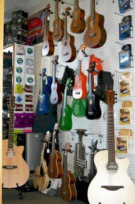 Ukuleles, Guitars and Strings