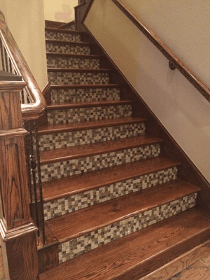 HOW WE MADE WOOD AND MOSAICS LUXARY STAIRS