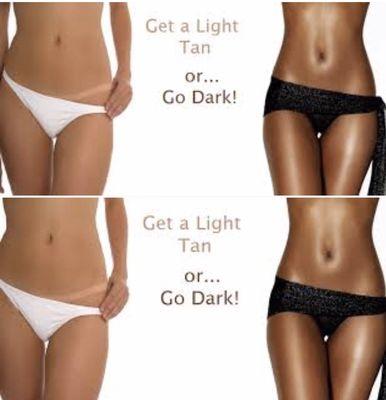 Treat yourself with a spray tan, or an airbrush from LA TAN.