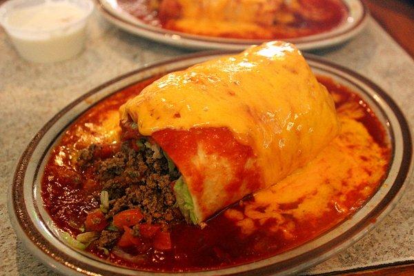 Wet Burrito. huge, okay