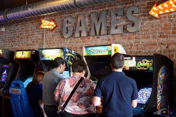 Brewcadia has 30+ video games and cabinets