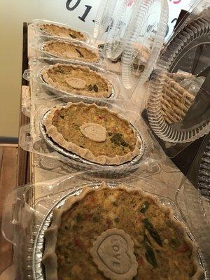 Organic Gluten Free Asparagus Pies