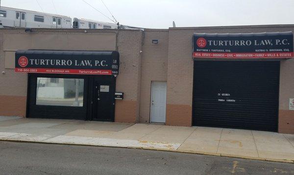 Our office location at 1602 McDonald Avenue, Brooklyn, NY 11230 (on corner of Avenue N)