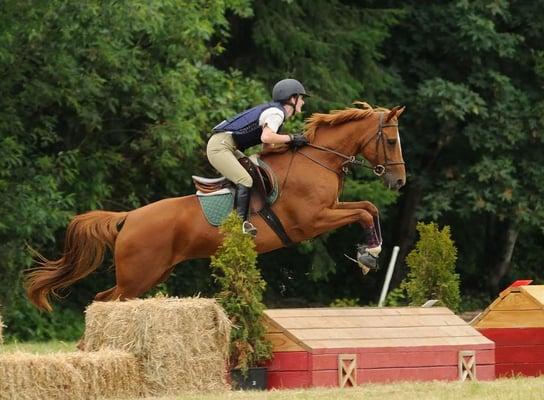 RA instructor riding cross-country