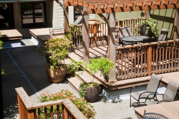 Courtyard (view from balcony)