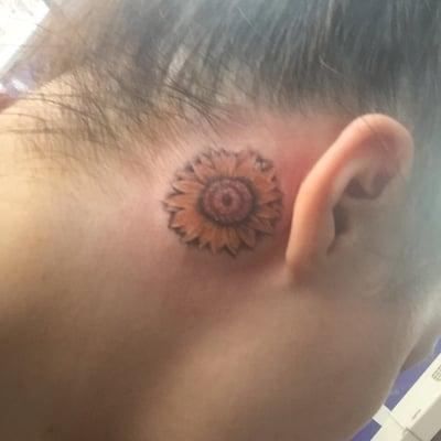 Sunflower tattoo