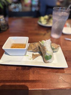 A3. 2 Pieces Grilled Chicken Spring Rolls