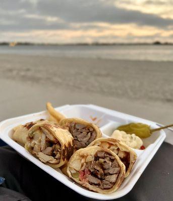 Beef & Chicken Shawarma combo