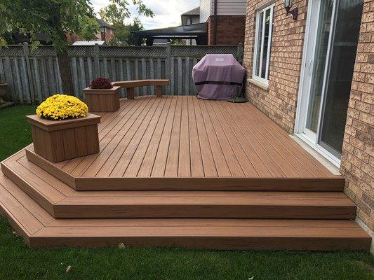 Gorgeous patio deck!