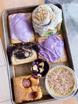 tray of Filipino pastries