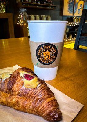 Pistachio Raspberry Croissant