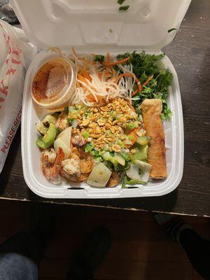 Shrimp Eggrolls Vermicelli