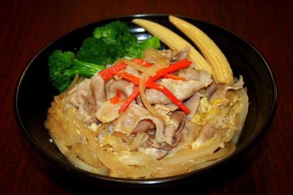 QQ Tea House, Buta-Don (pork & egg). New item! New recipe