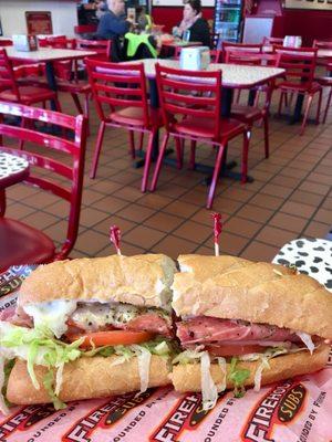 Medium Italian sub. $6.49