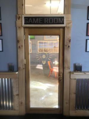 Entrance to the Game Room