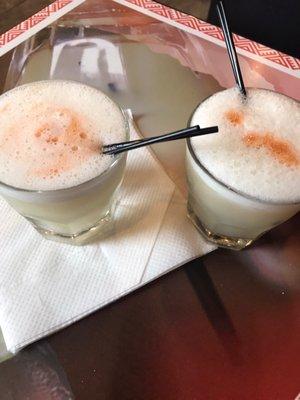 Pisco sours we're strong and tasty