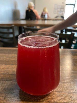 Cherry mojito sour