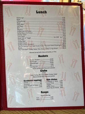 Menu 2/3