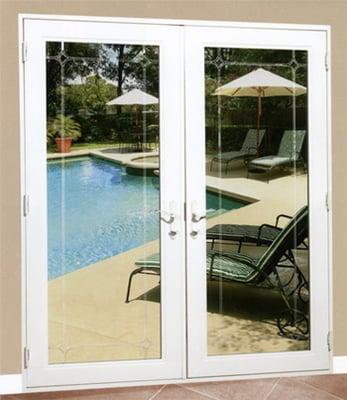 French swinging doors