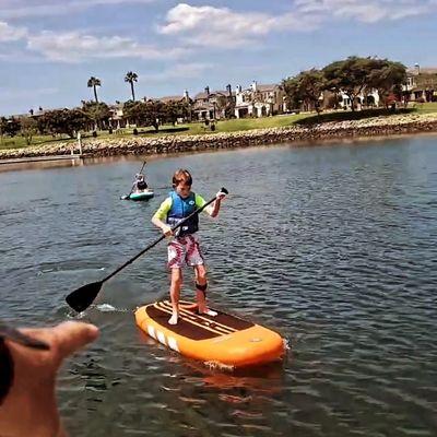 Paddleboard Camp, Channel Island Harbor, Seabdridge.  Standup Paddle Board rental and lessons, Jr fleet of Paddle Boards, Splash Paddle Crew