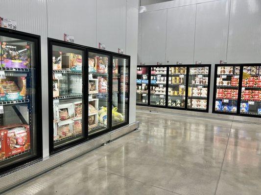 Frozen food section