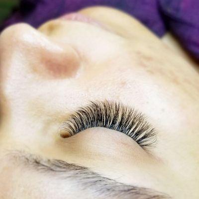 Russian Volume 3/4D lashes made with C Curl.