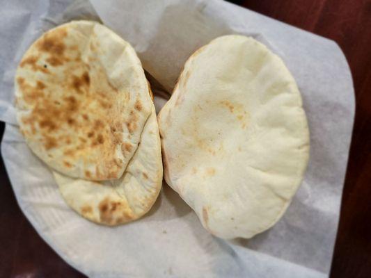 Delicious homemade pita