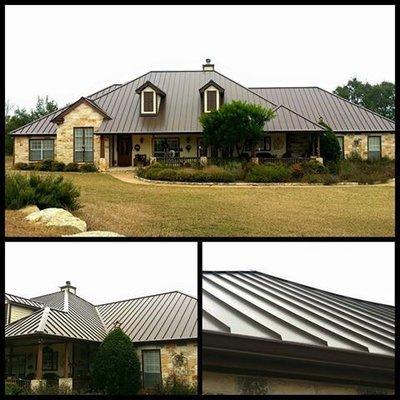 Metal standing seam roofs