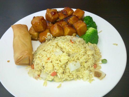 General Tso's Tofu Lunch Special