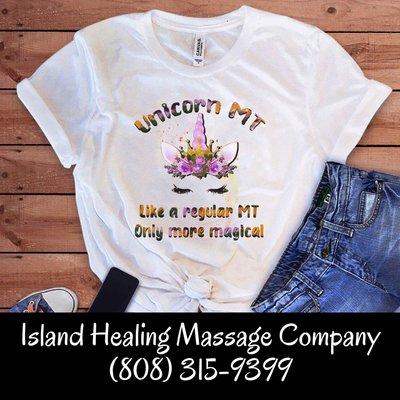 Find your unicorn massage therapist at Island Healing Massage Company