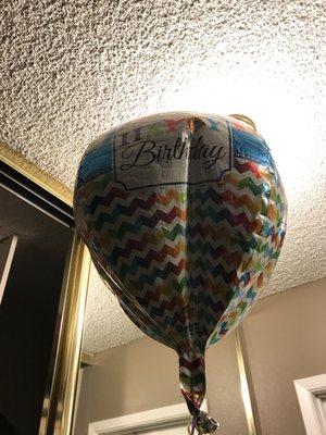 I literally picked this balloon up 3 hours ago. And it's already deflated. Such a waste. I needed this for at least tomorrow!! WTH?!