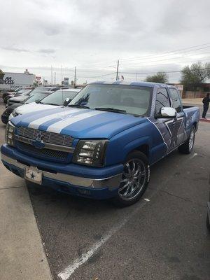 Truck wrap